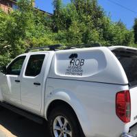 The 4x4 with our branding for Rob Hughes Tree Surgery
